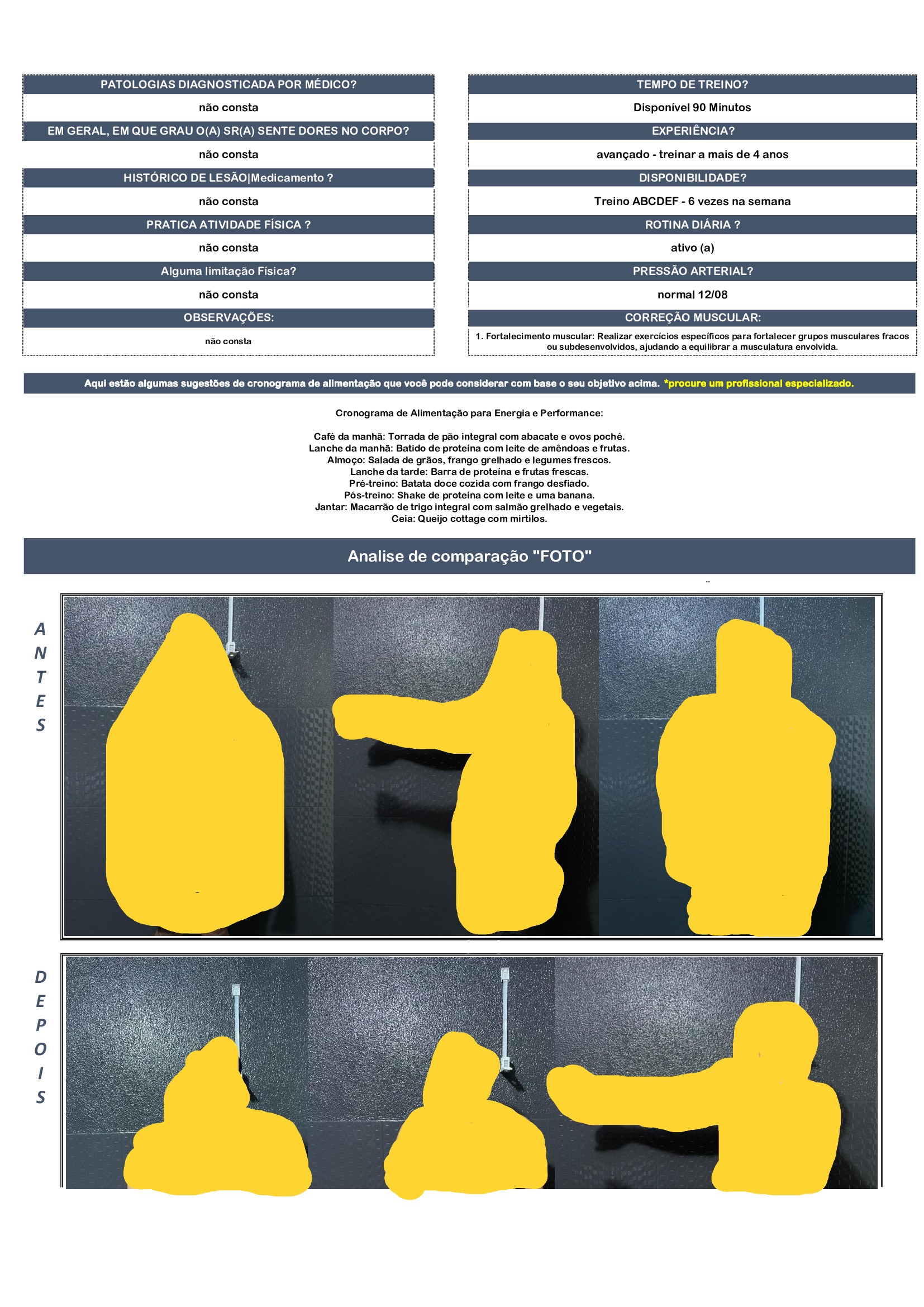 Exemplo de relatório de avaliação - página 6